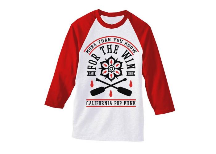 For The Win - Flower Baseball Shirt