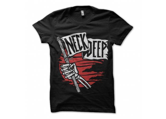 Neck Deep - Flag Black t-shirt