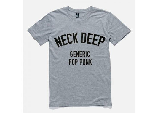 Neck Deep - Generic Pop Punk (gris) T-shirt