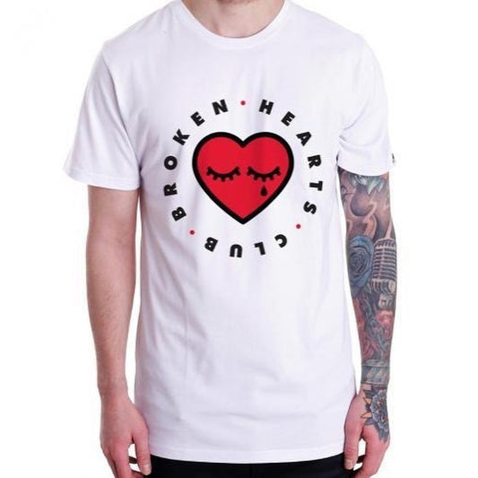 Skulls Clothing Co. - Broken Heart Club Playera Blanca Manga corta